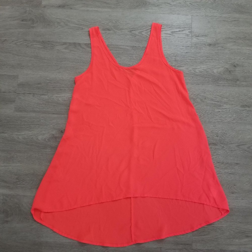 Lush Long Neon Orange Tunic